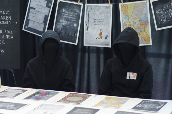 The Dangerdust duo at CCAD’s bi-annual art fair Photo by Tyler Dunlavy (CCAD 2014)